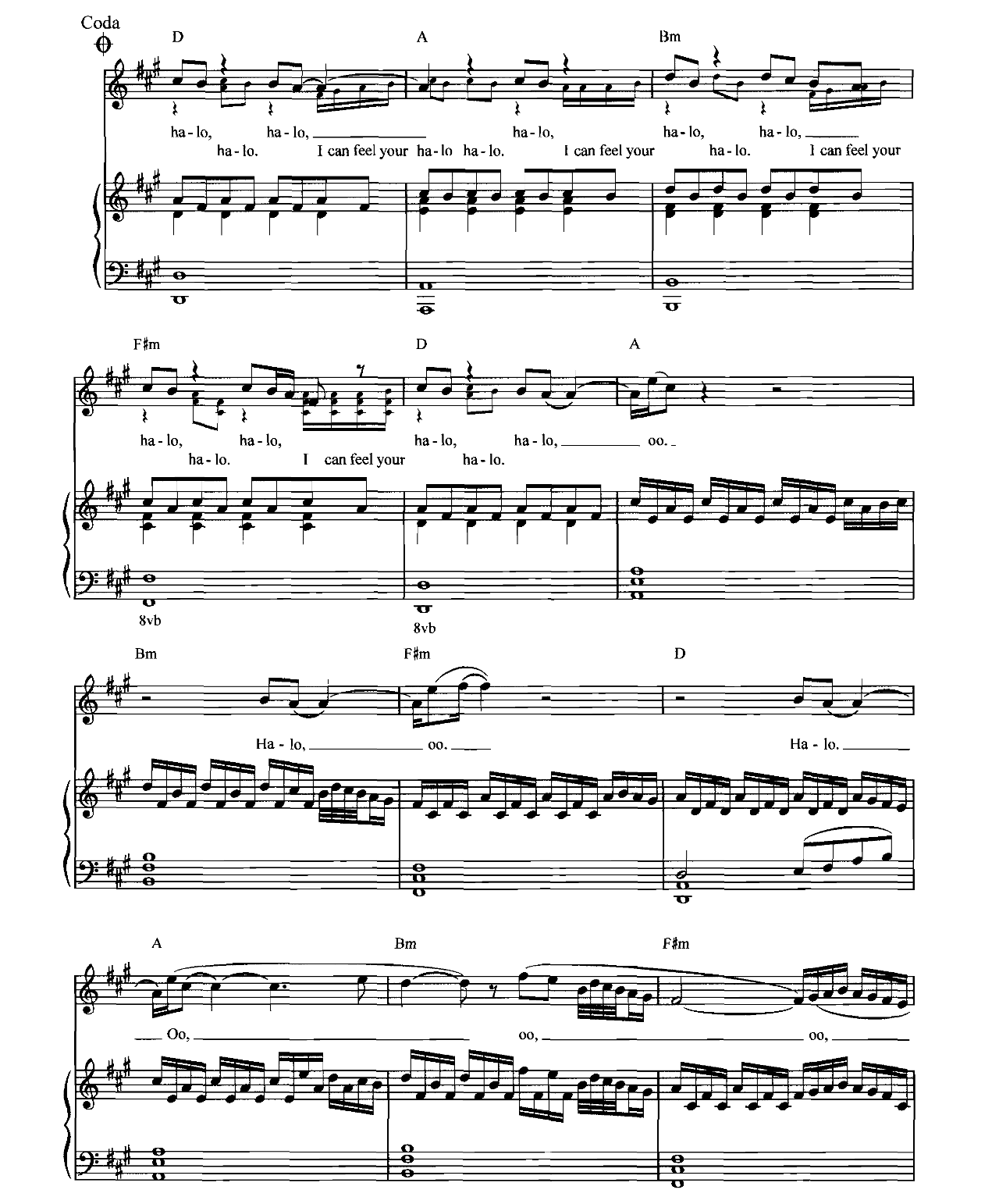 Halo sheet music 6