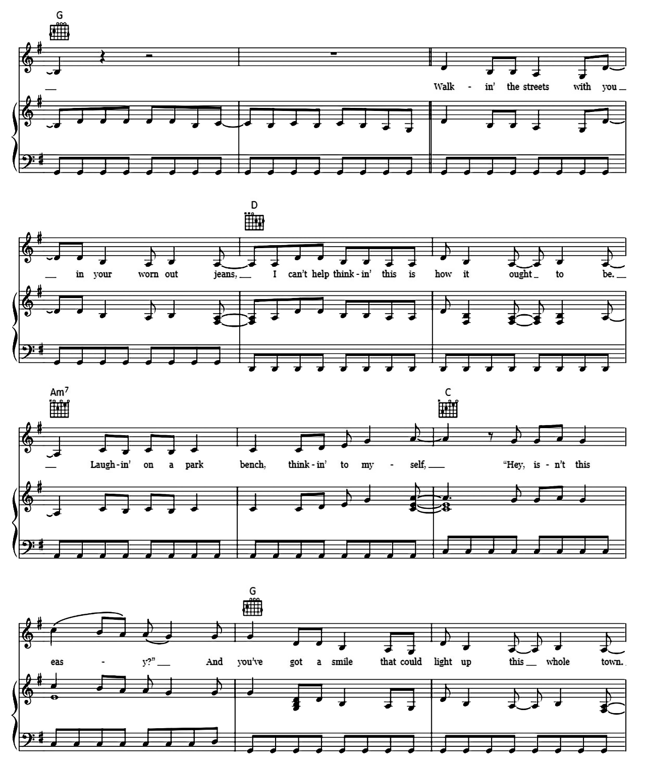 You Belong With Me sheet music 4