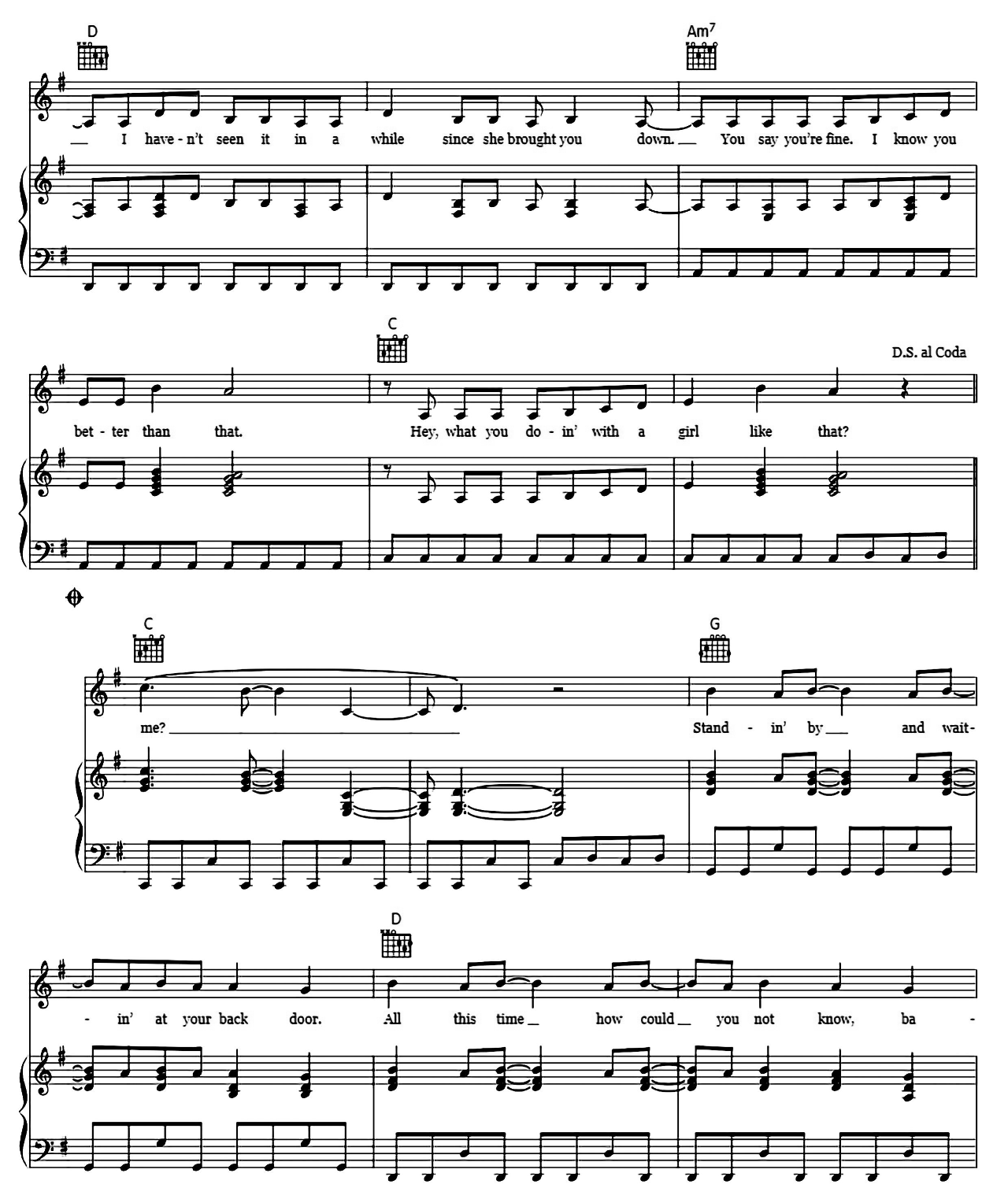 You Belong With Me sheet music 5