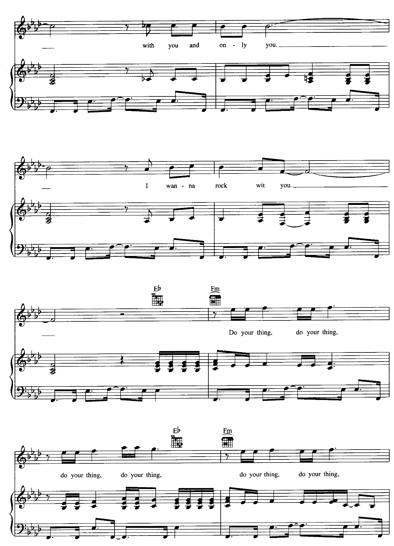 Rock Wit U sheet music 13