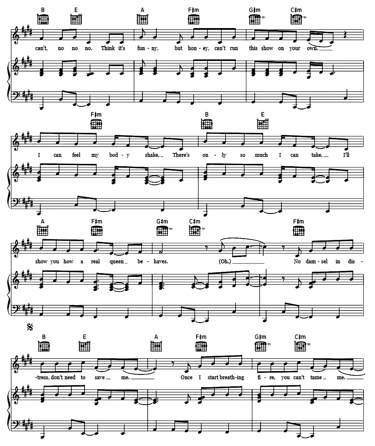 Kings & Queens sheet music 2