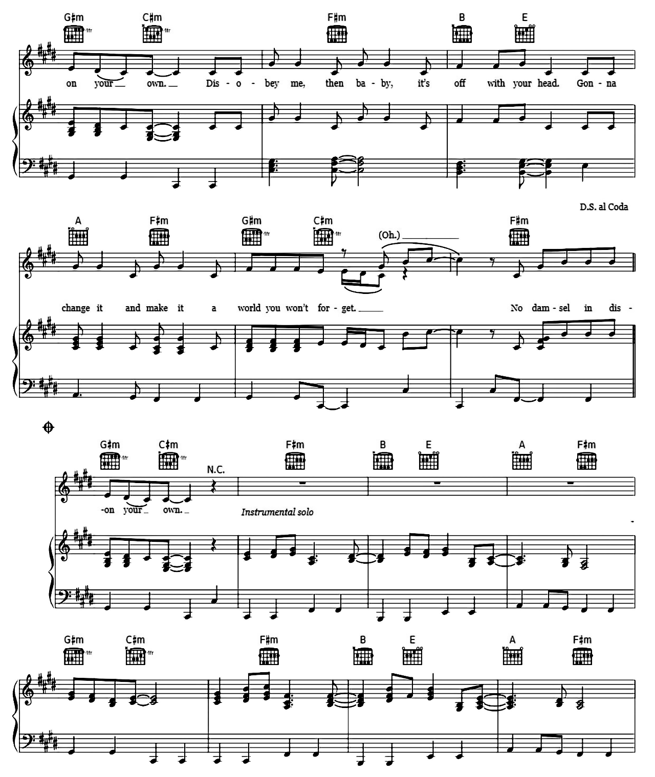 Kings & Queens sheet music 4