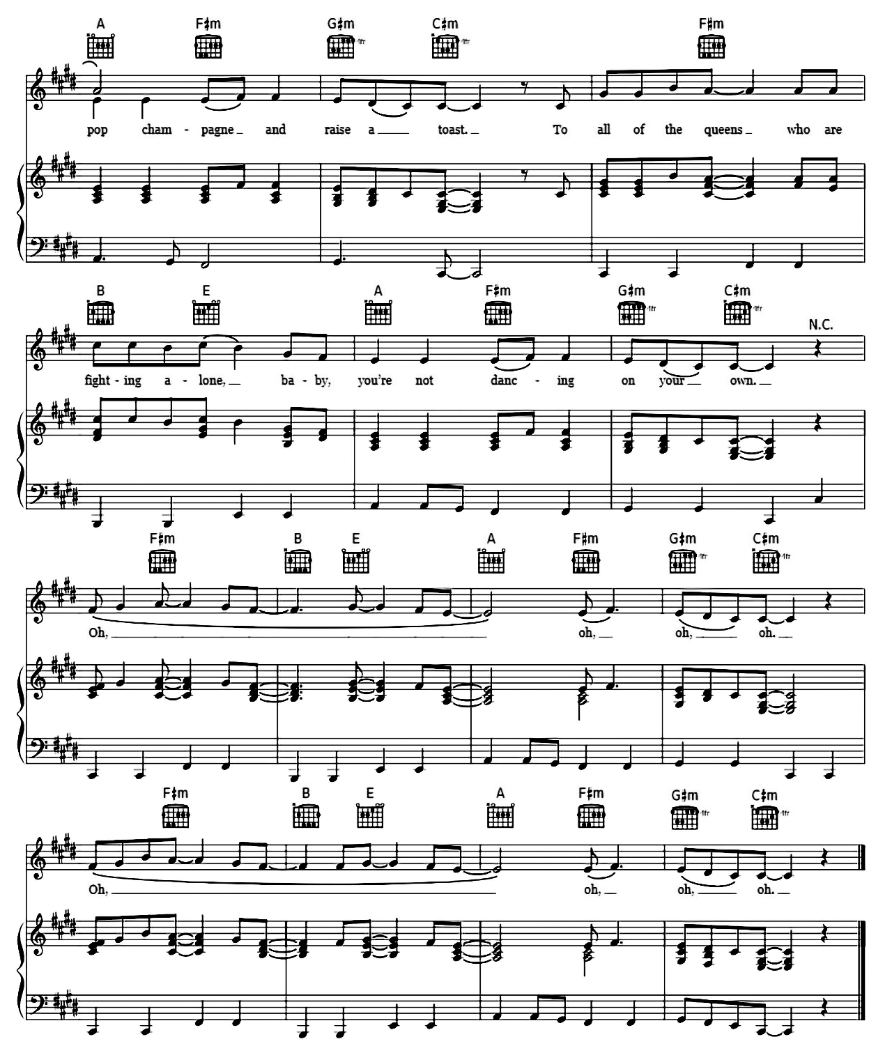 Kings & Queens sheet music 6