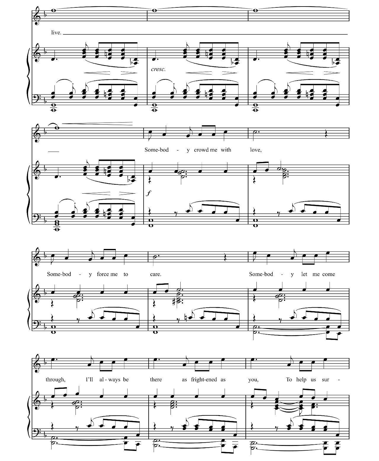 Being Alive (from Company) sheet music 8