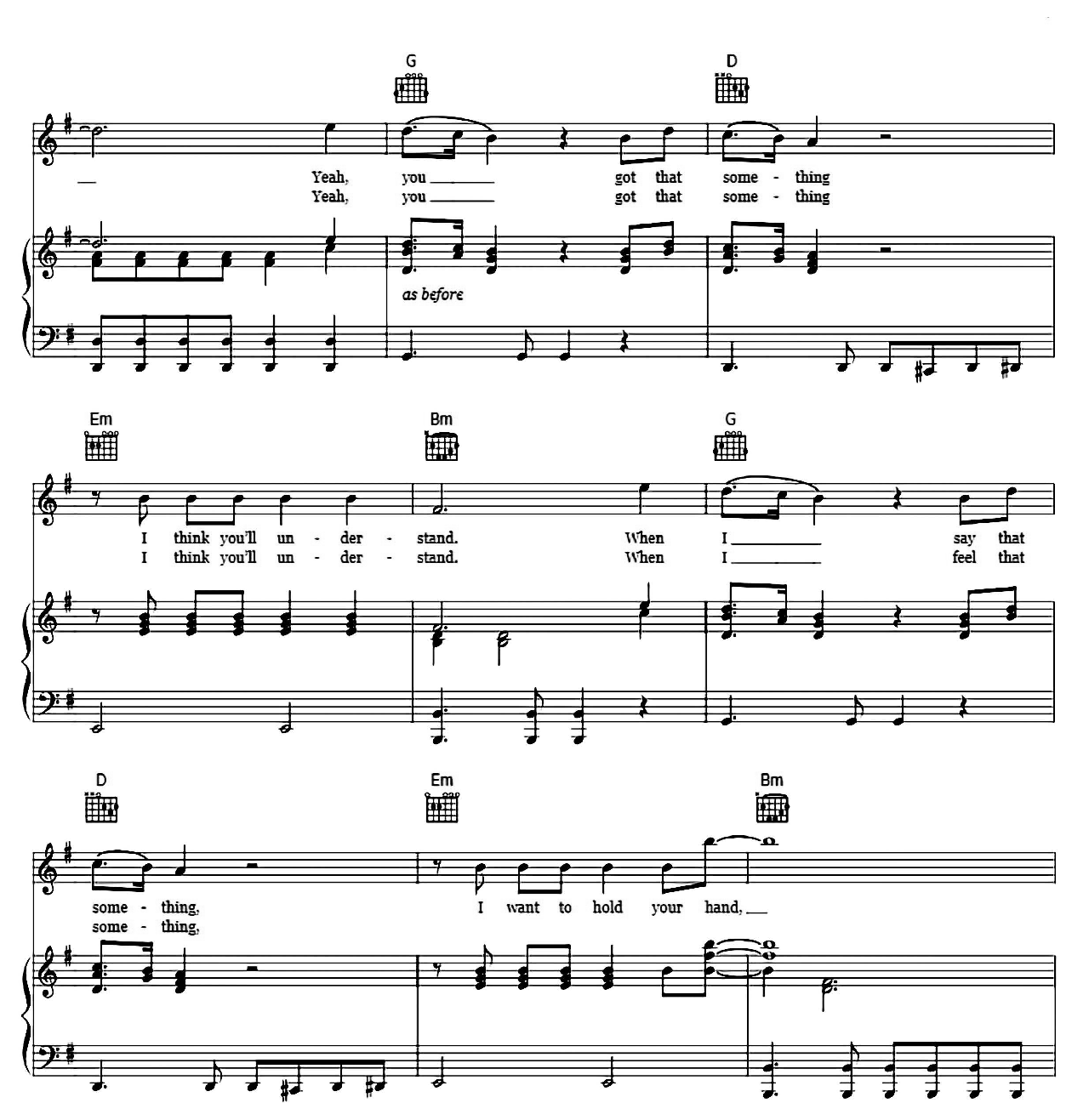 I Want To Hold Your Hand sheet music 4