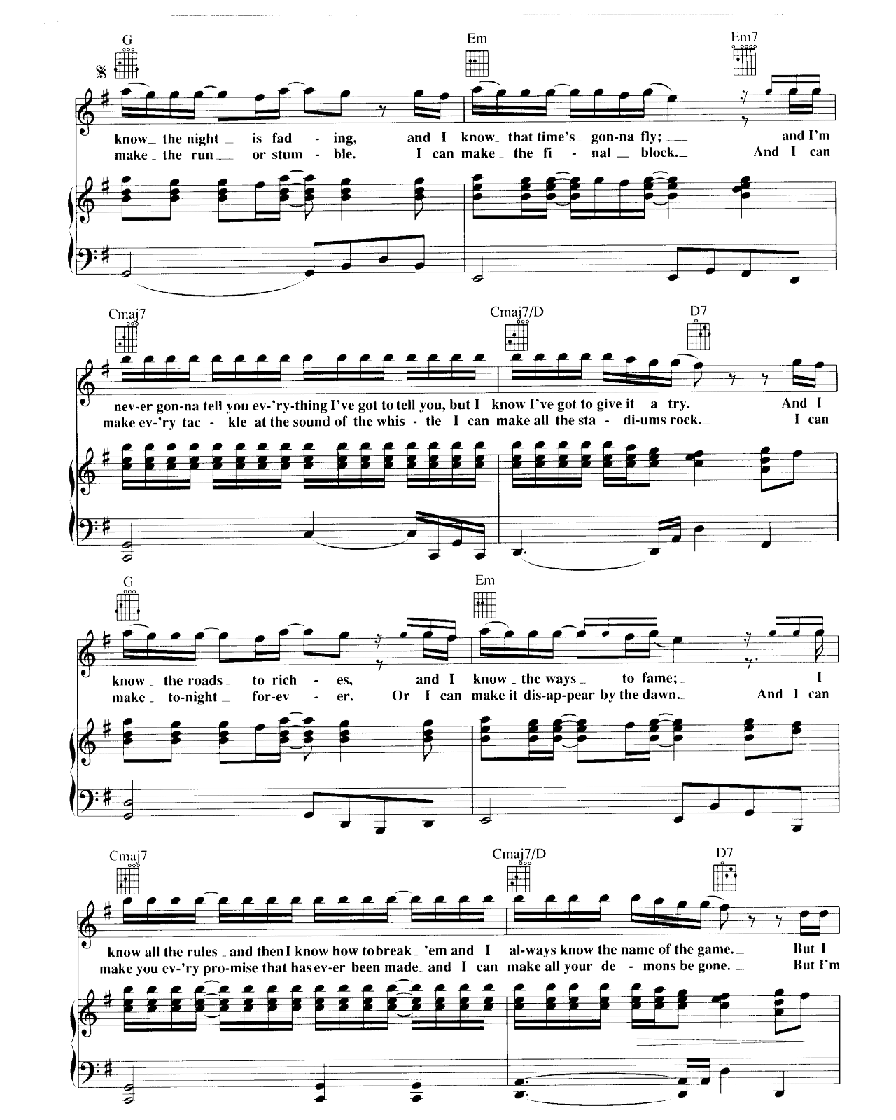 Making Love Out Of Nothing At All sheet music 3