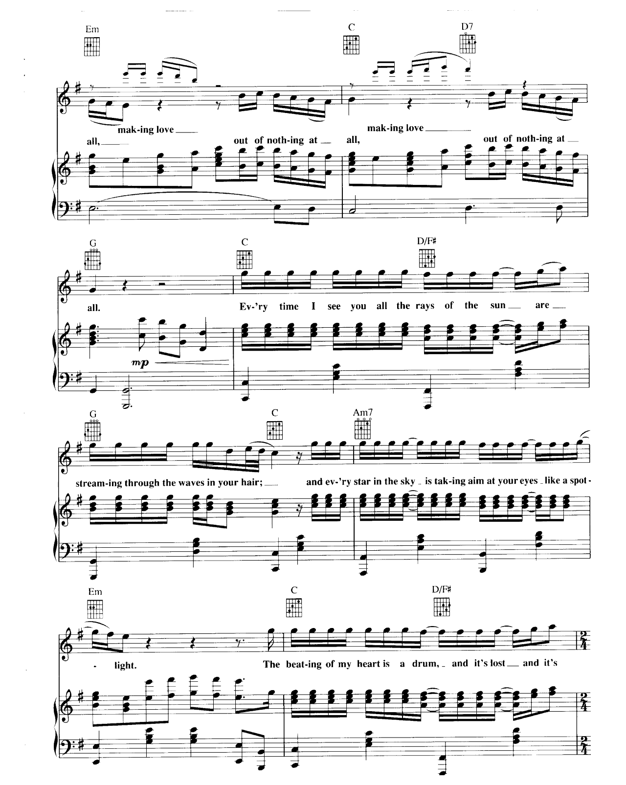 Making Love Out Of Nothing At All sheet music 5