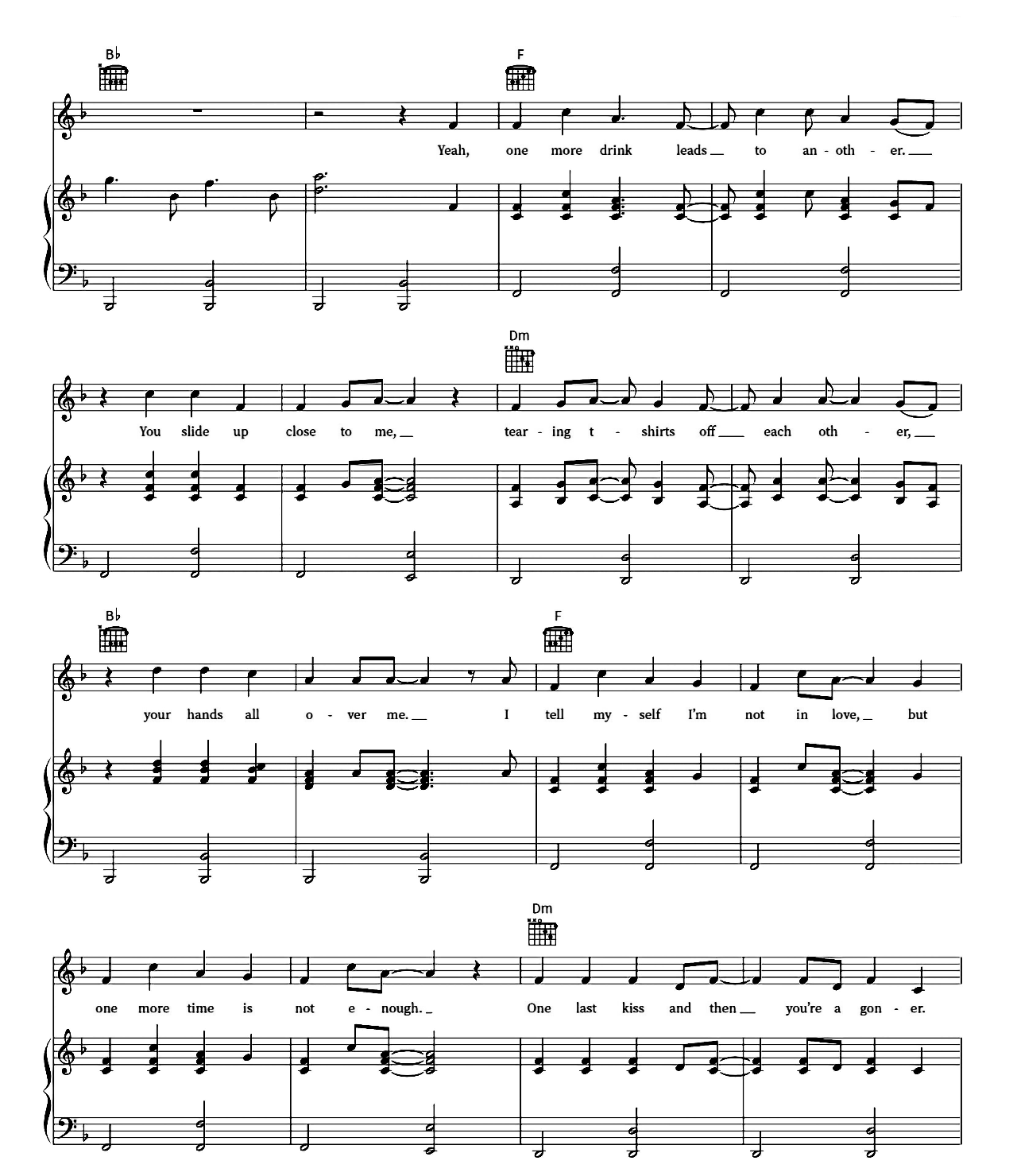 Stay A Little Longer sheet music 5