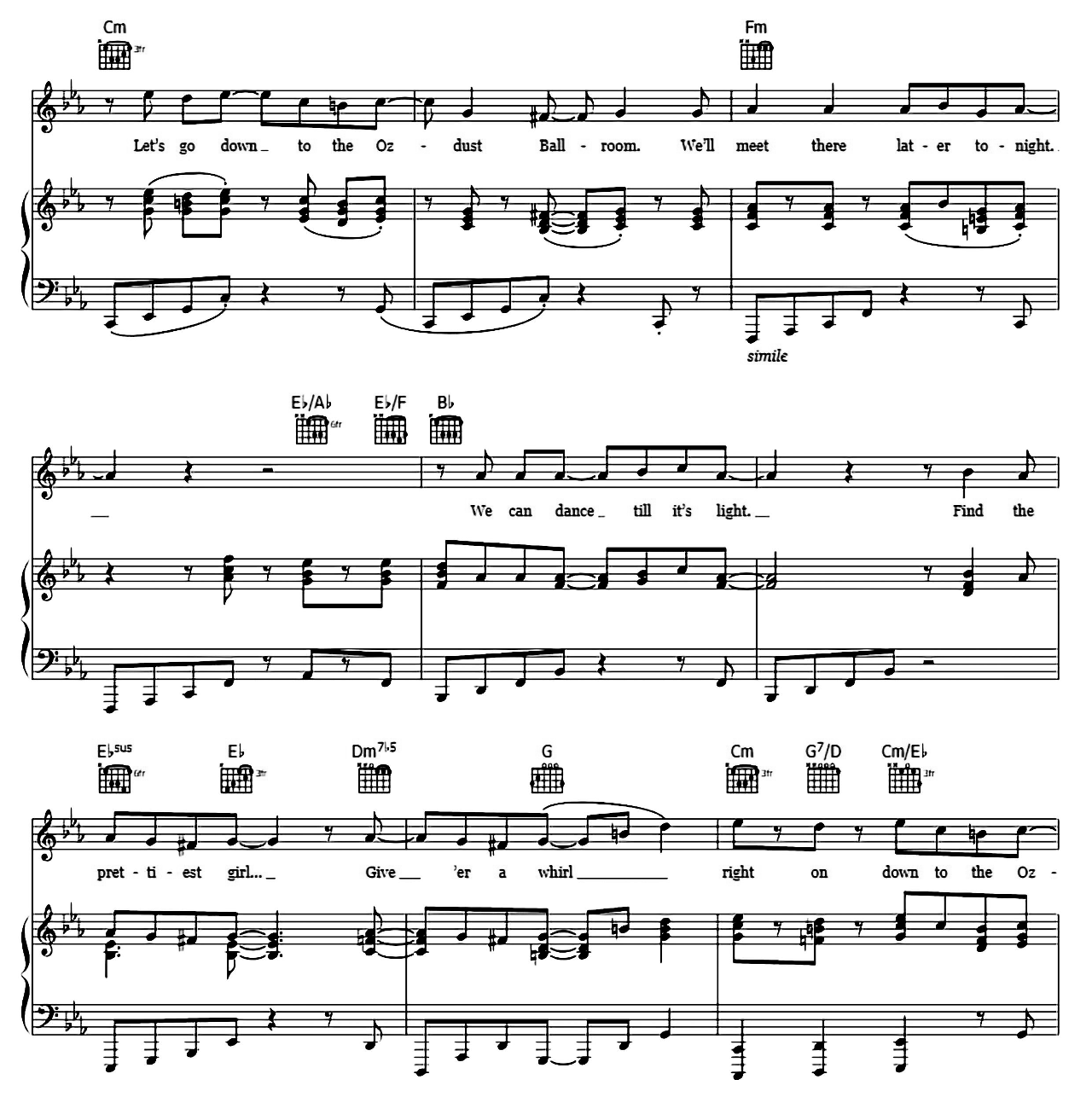 Dancing Through Life (from Wicked) sheet music 6