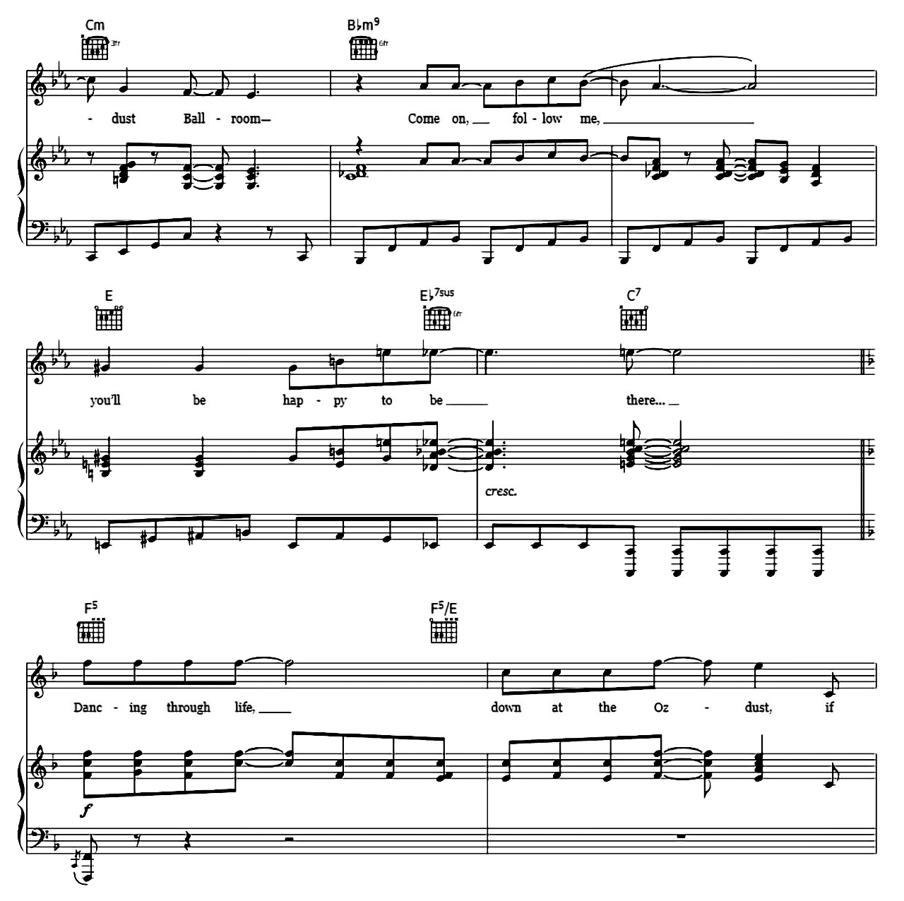 Dancing Through Life (from Wicked) sheet music 7