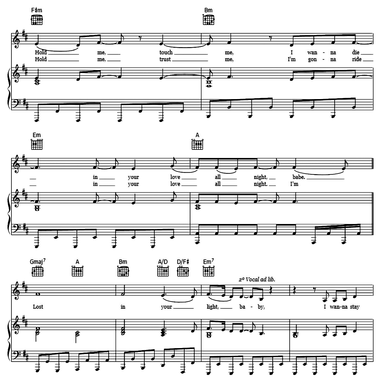 Lost In Your Light sheet music 3