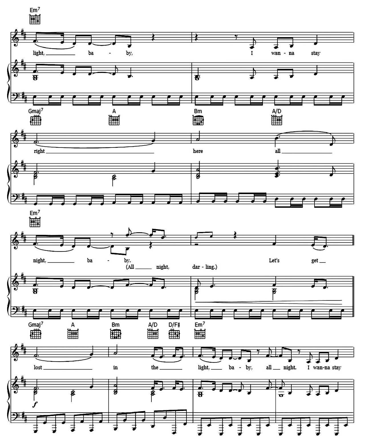 Lost In Your Light sheet music 7