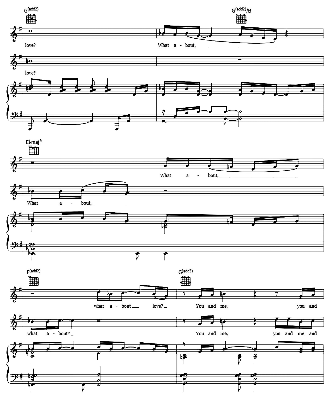 What About Love (from The Color Purple) sheet music 8