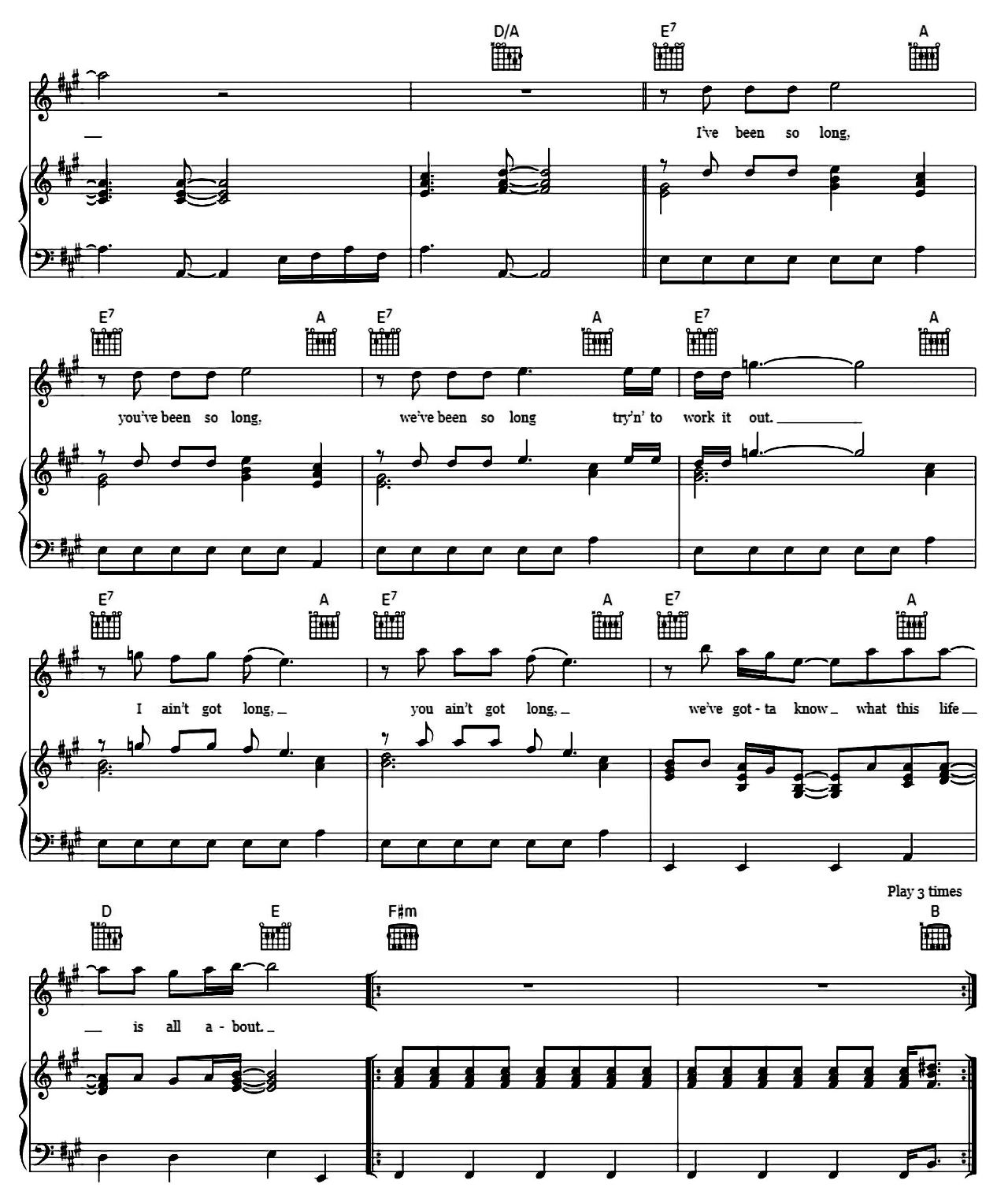 It's Late sheet music 7