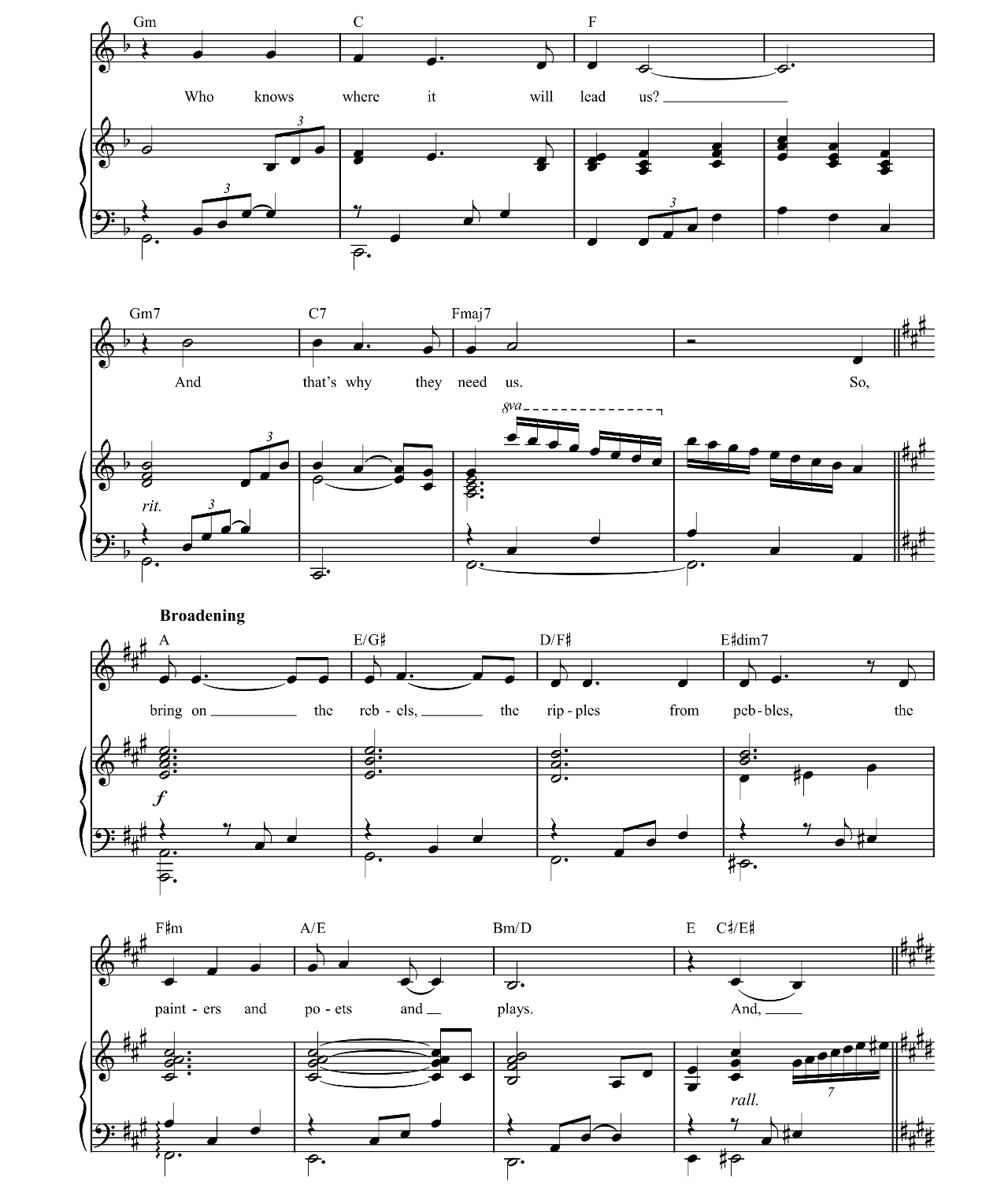 The Fools Who Dream sheet music 6