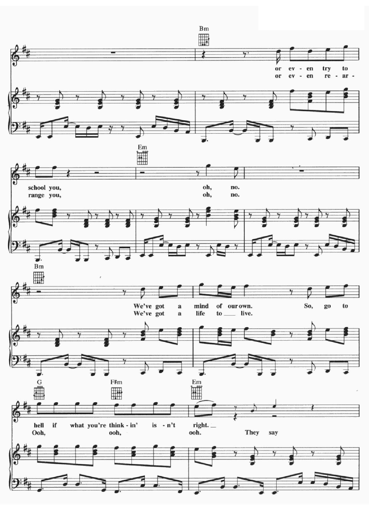 Could You Be Loved sheet music 2