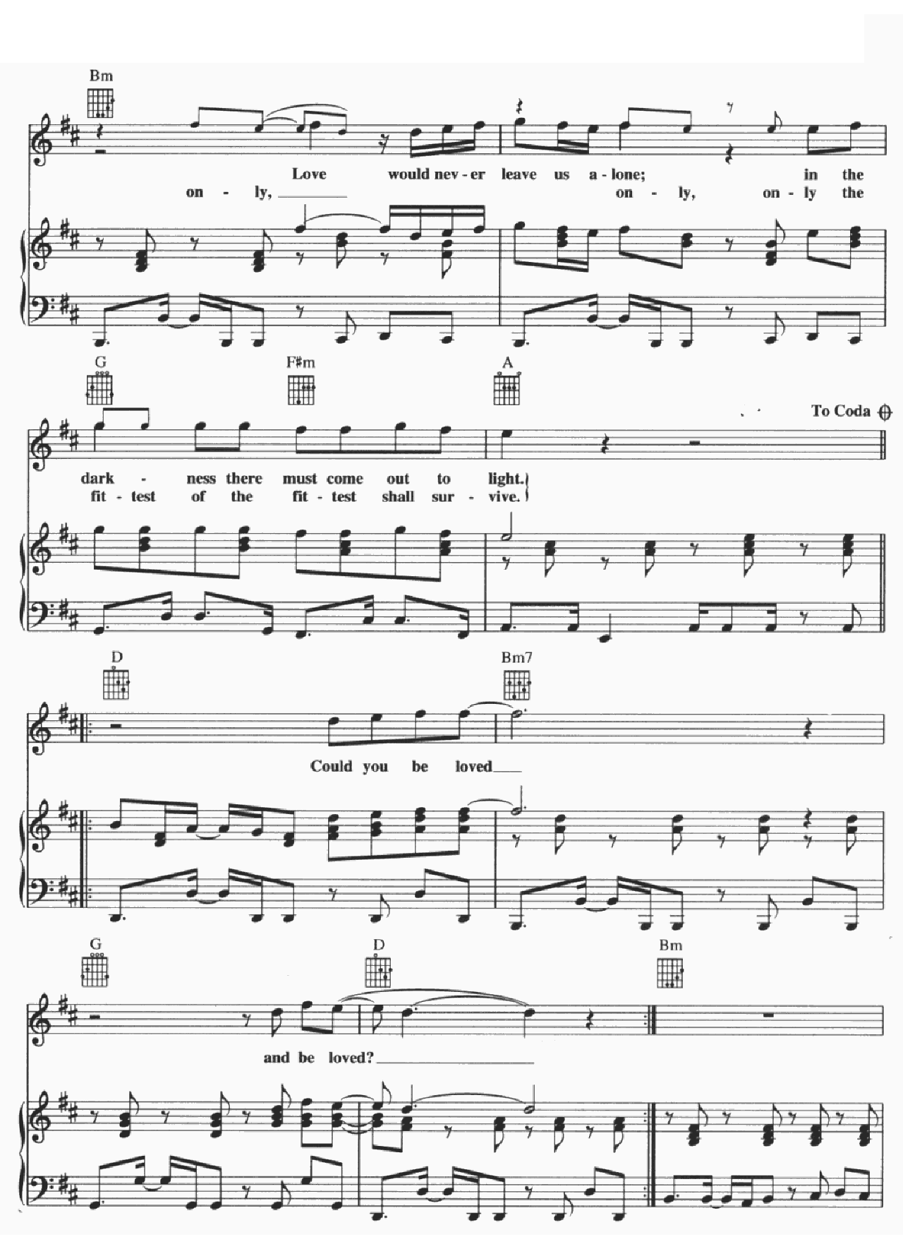 Could You Be Loved sheet music 3