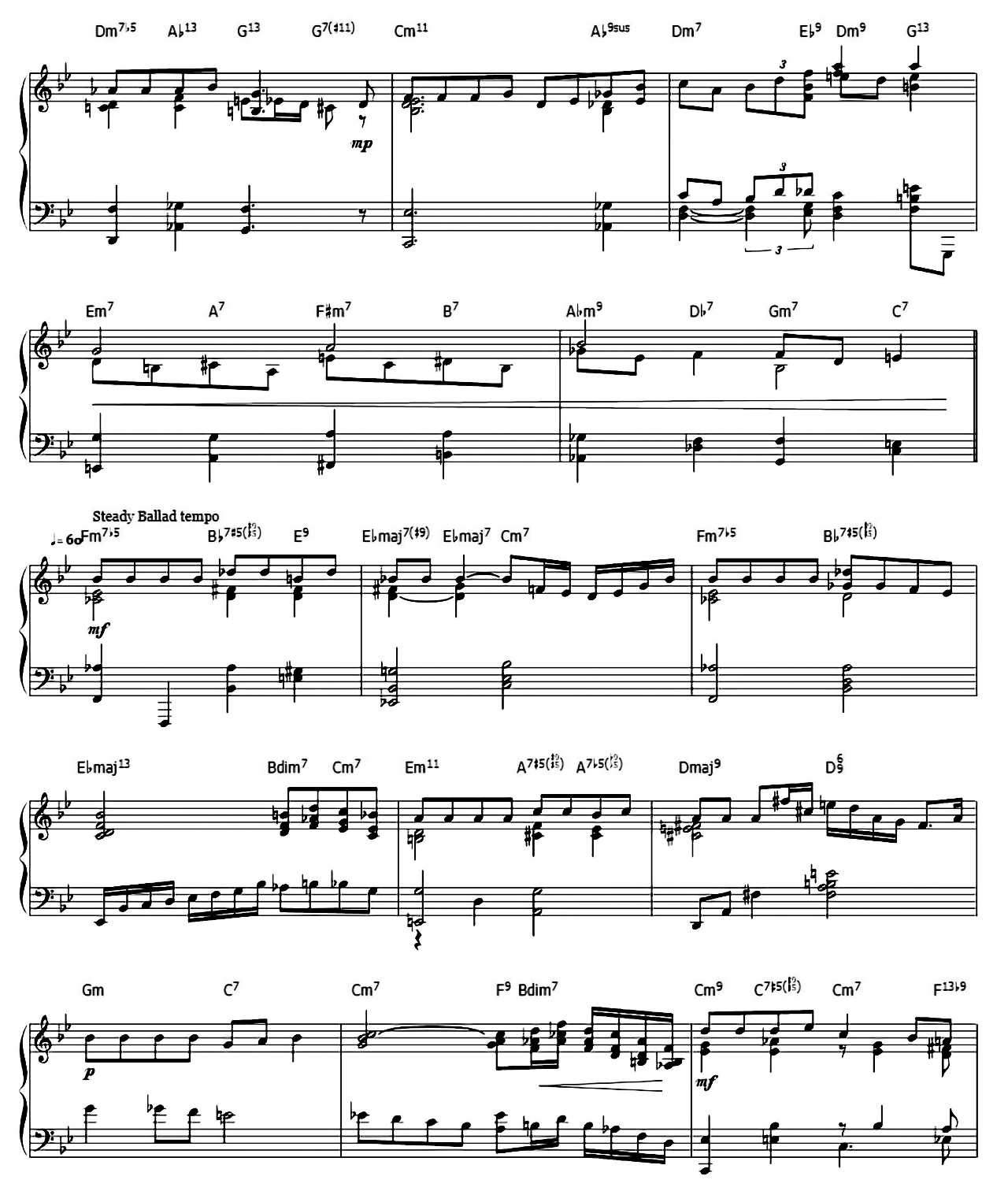 Everything Happens To Me sheet music 2