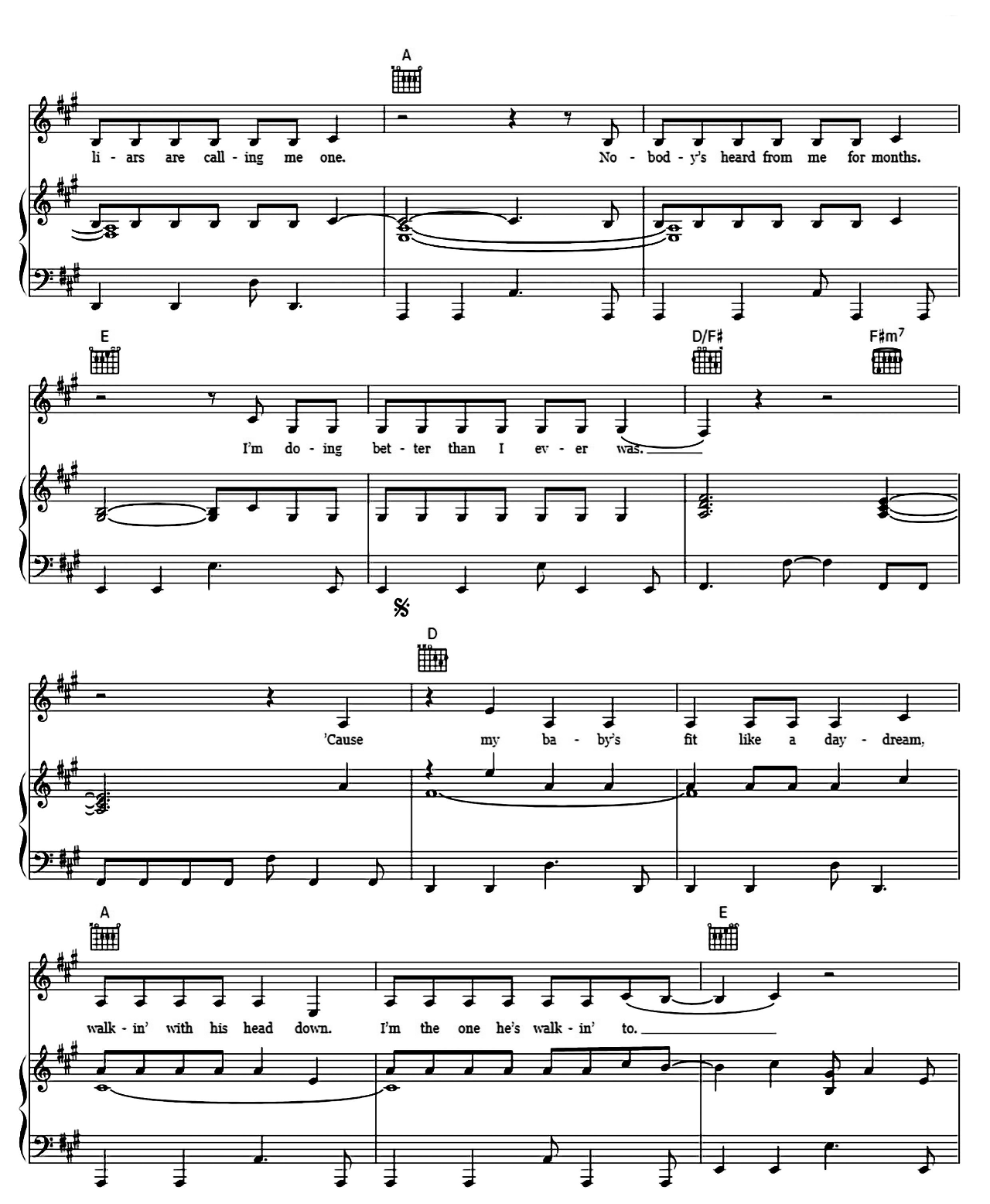 Call It What You Want sheet music 2