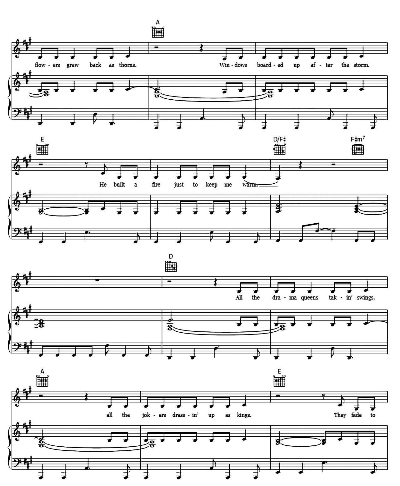Call It What You Want sheet music 4