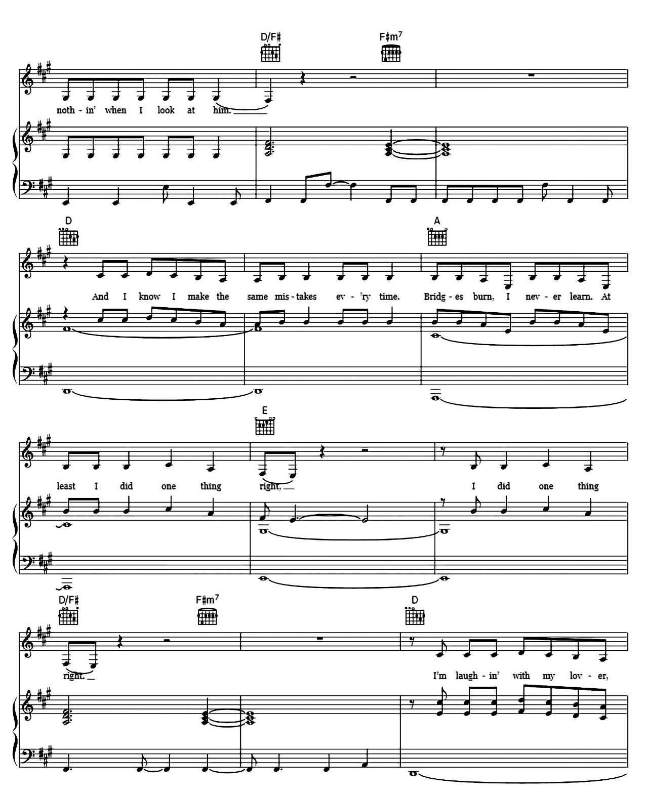 Call It What You Want sheet music 5