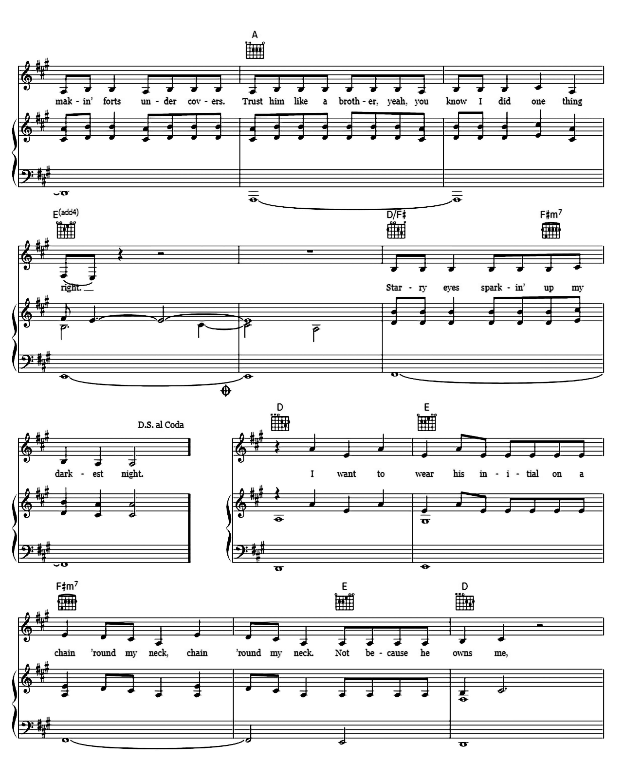 Call It What You Want sheet music 6