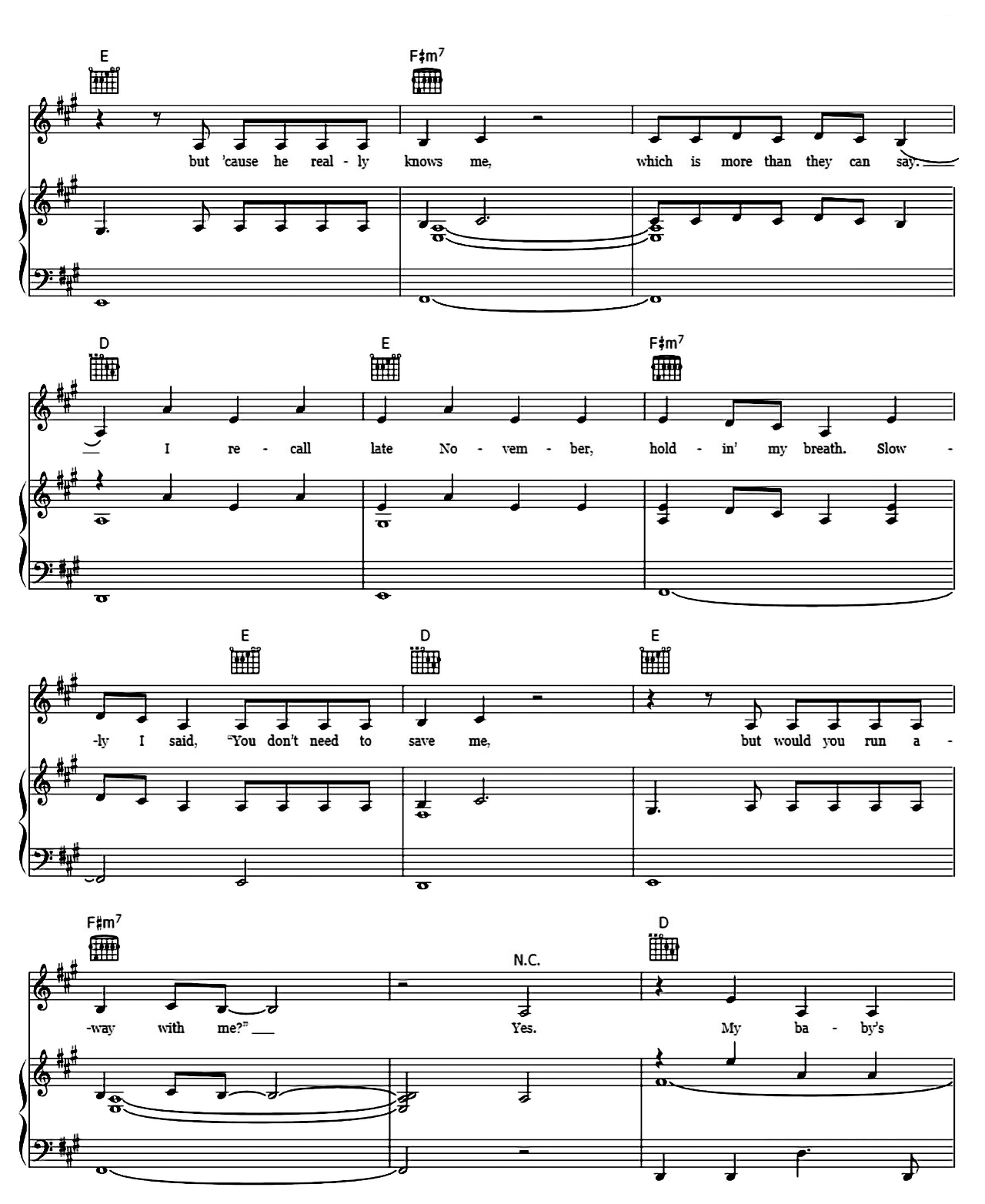 Call It What You Want sheet music 7