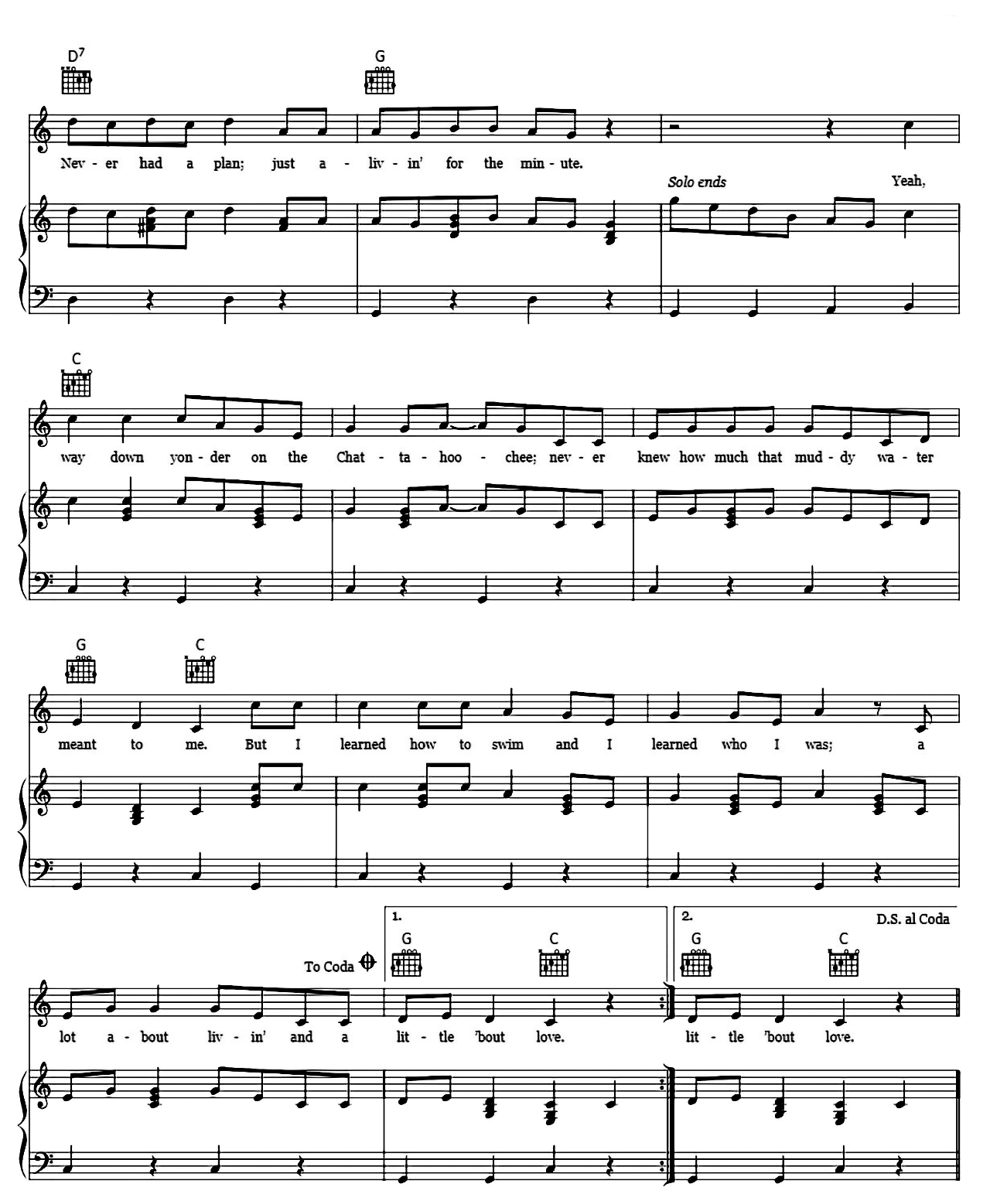 Chattahoochee sheet music 3