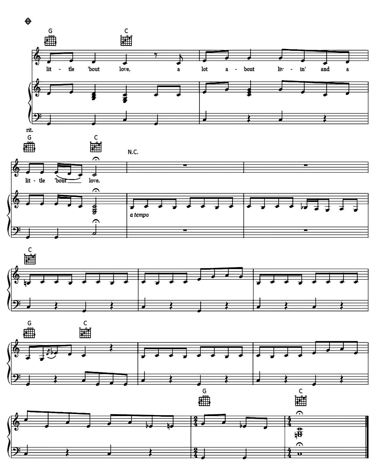 Chattahoochee sheet music 4