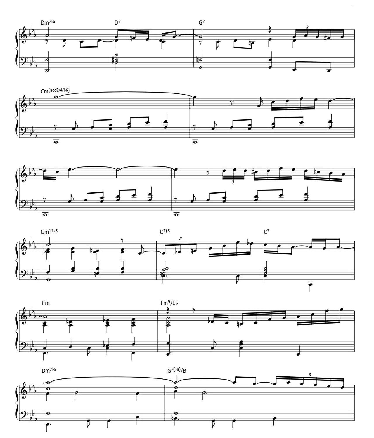 Oblivion sheet music 2