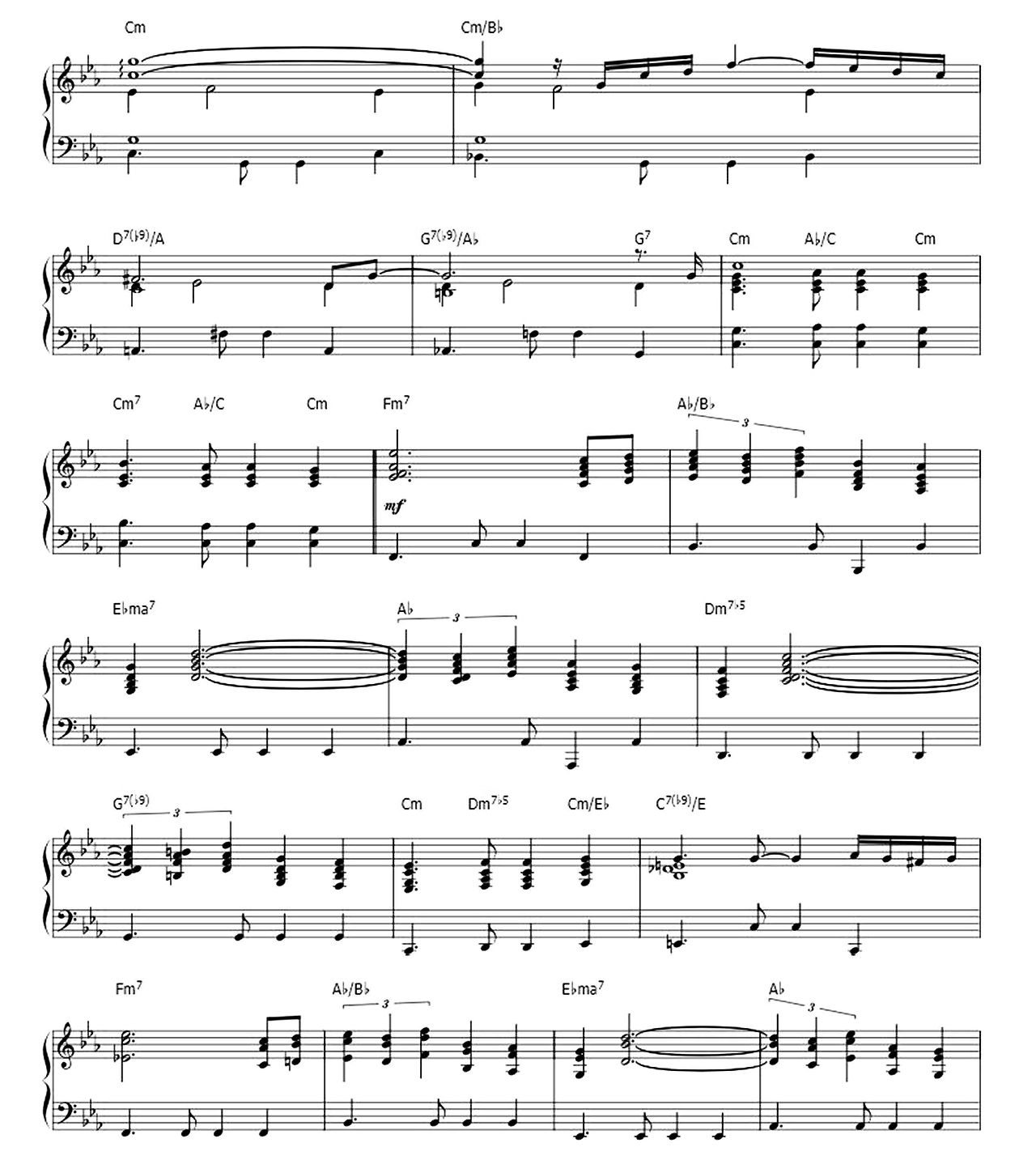 Oblivion sheet music 3