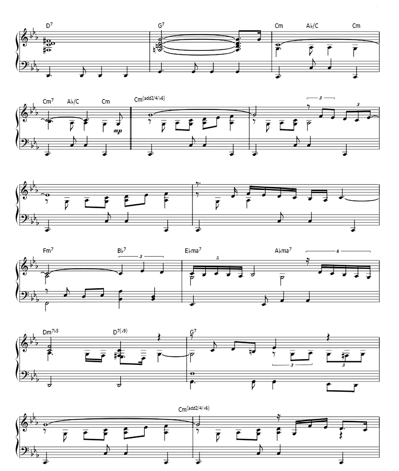 Oblivion sheet music 4