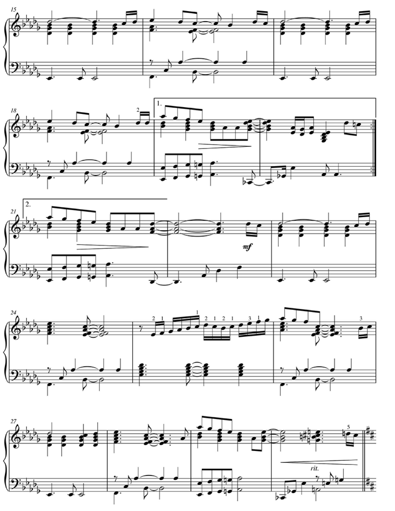 Ribbon In The Sky sheet music 2