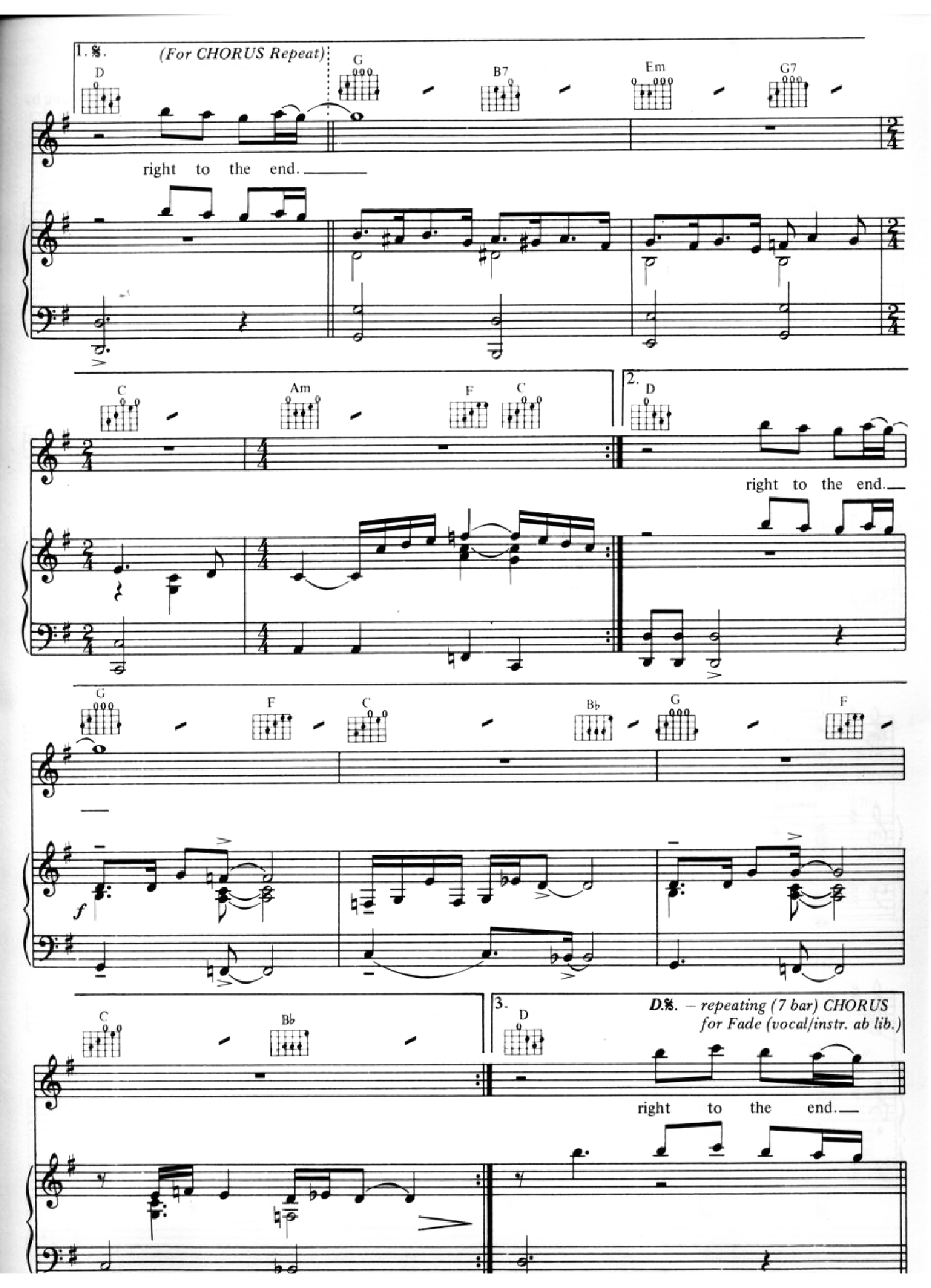 Friends Will Be Friends sheet music 3