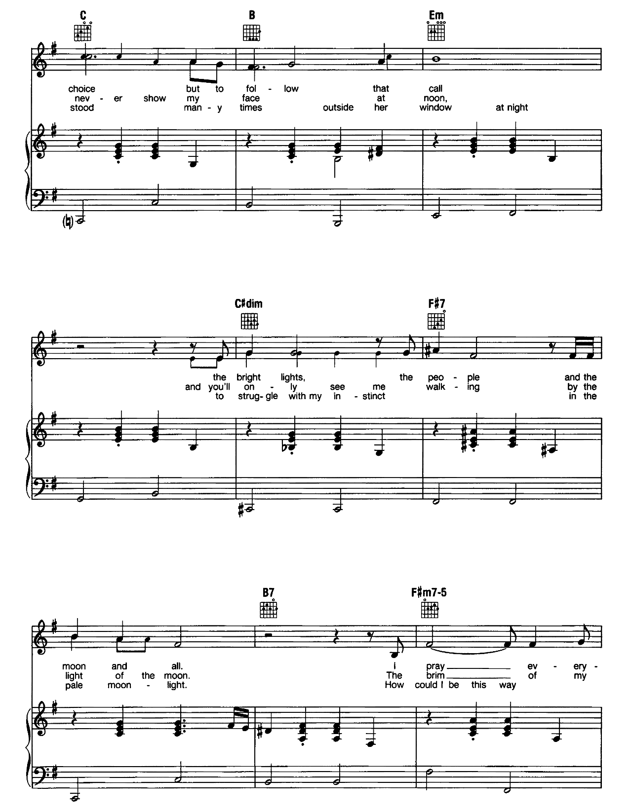 Moon Over Bourbon Street sheet music 2