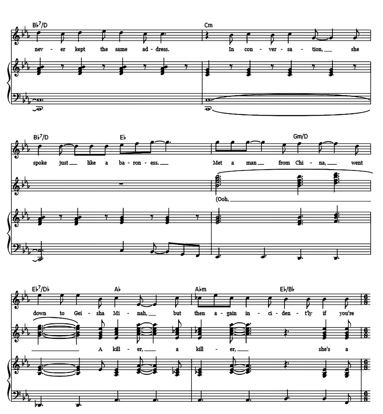 Killer Queen sheet music 5