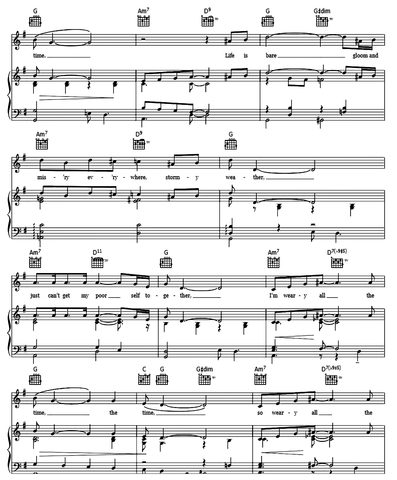 Stormy Weather sheet music 2