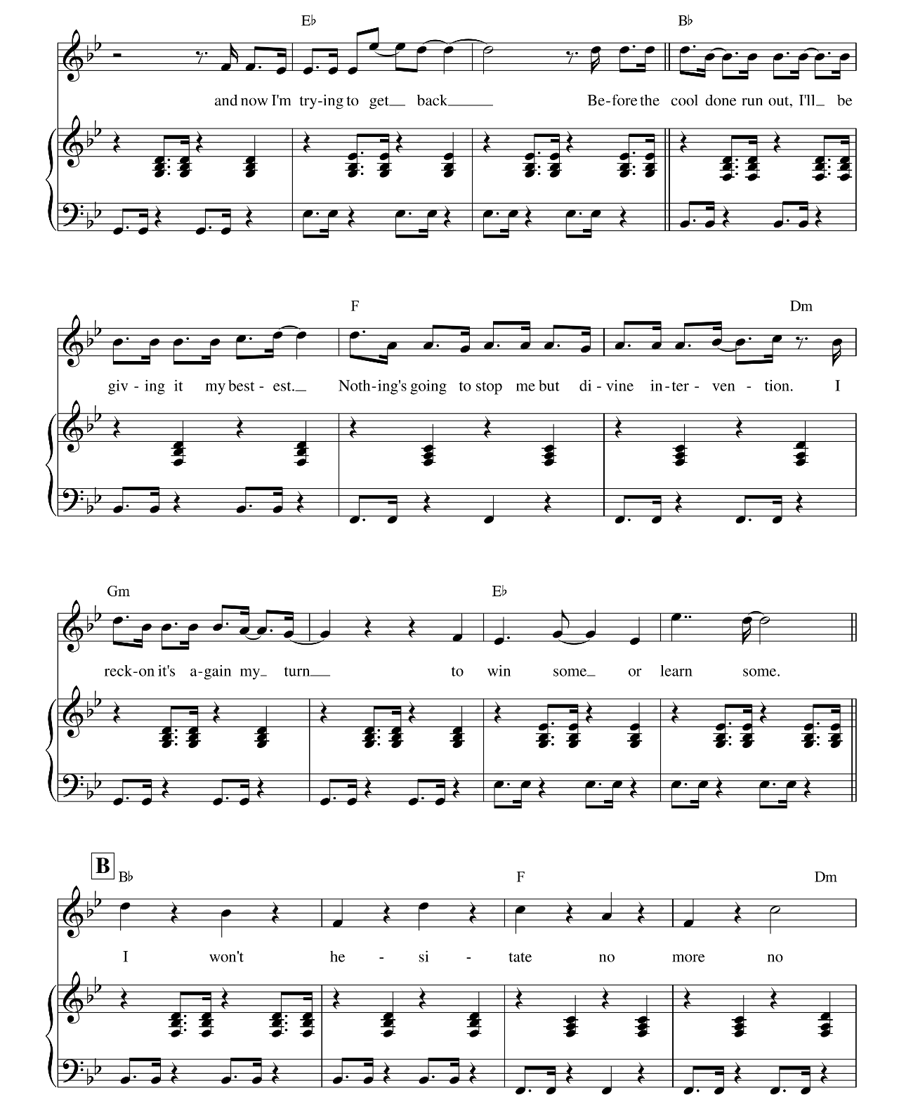 I'm Yours sheet music 2