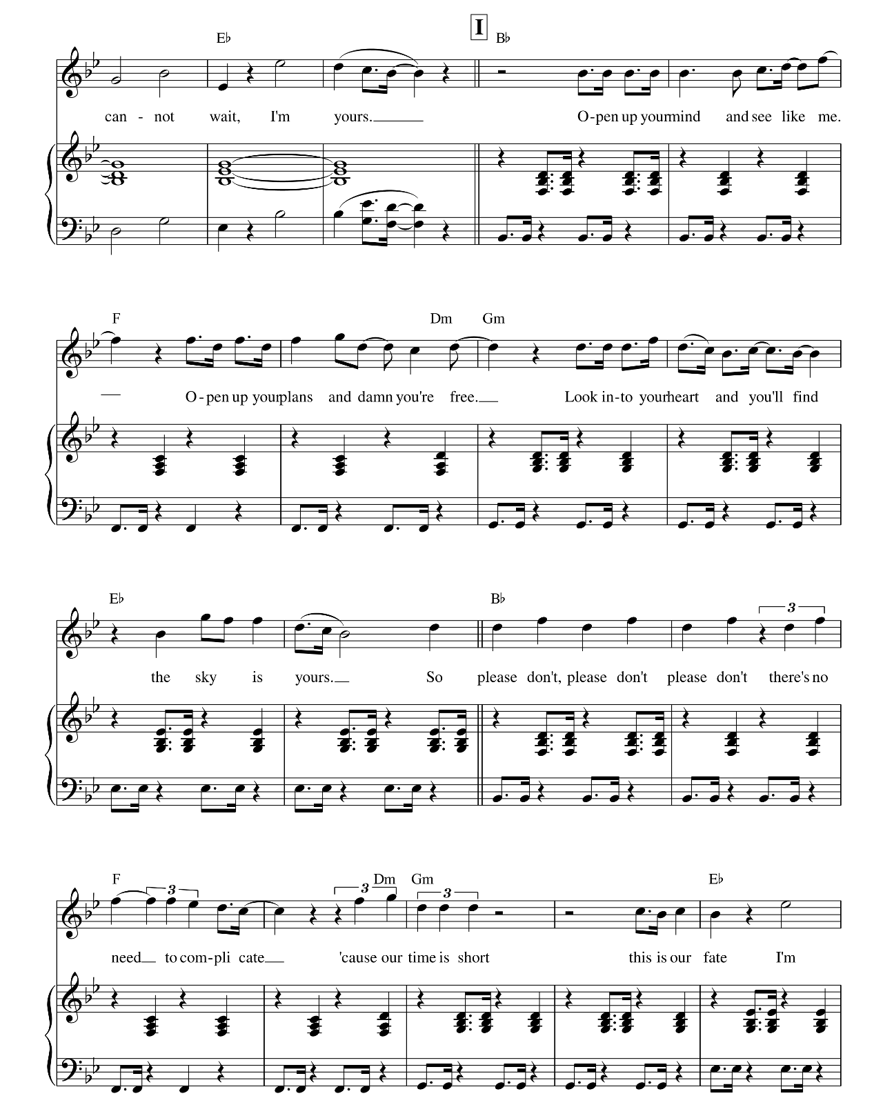 I'm Yours sheet music 8