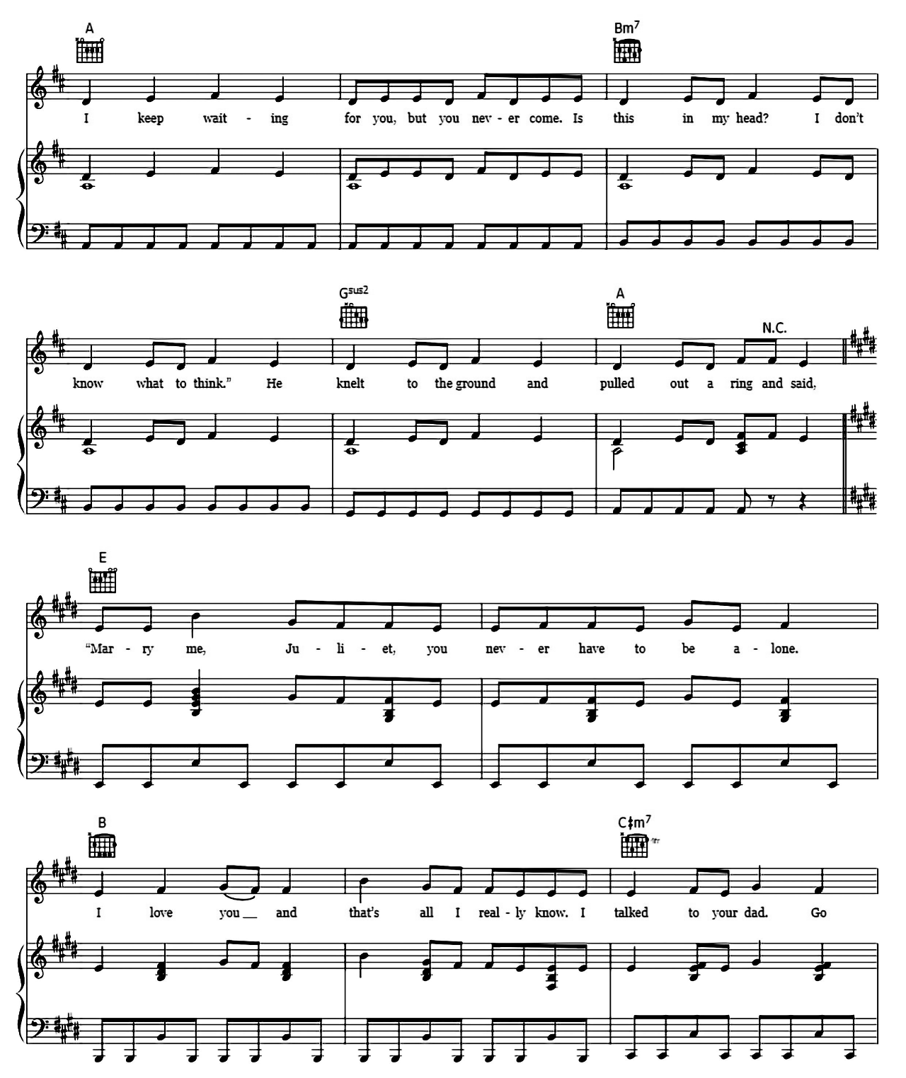 Love Story sheet music 7