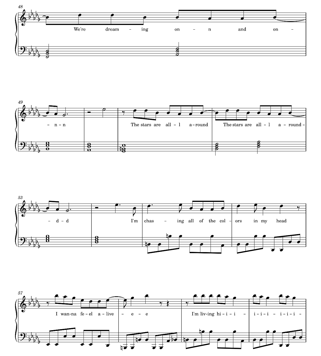 Chasing Colors sheet music 4