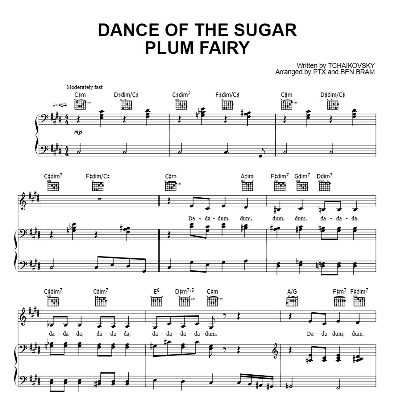 Dance Of The Sugar Plum Fairy sheet music