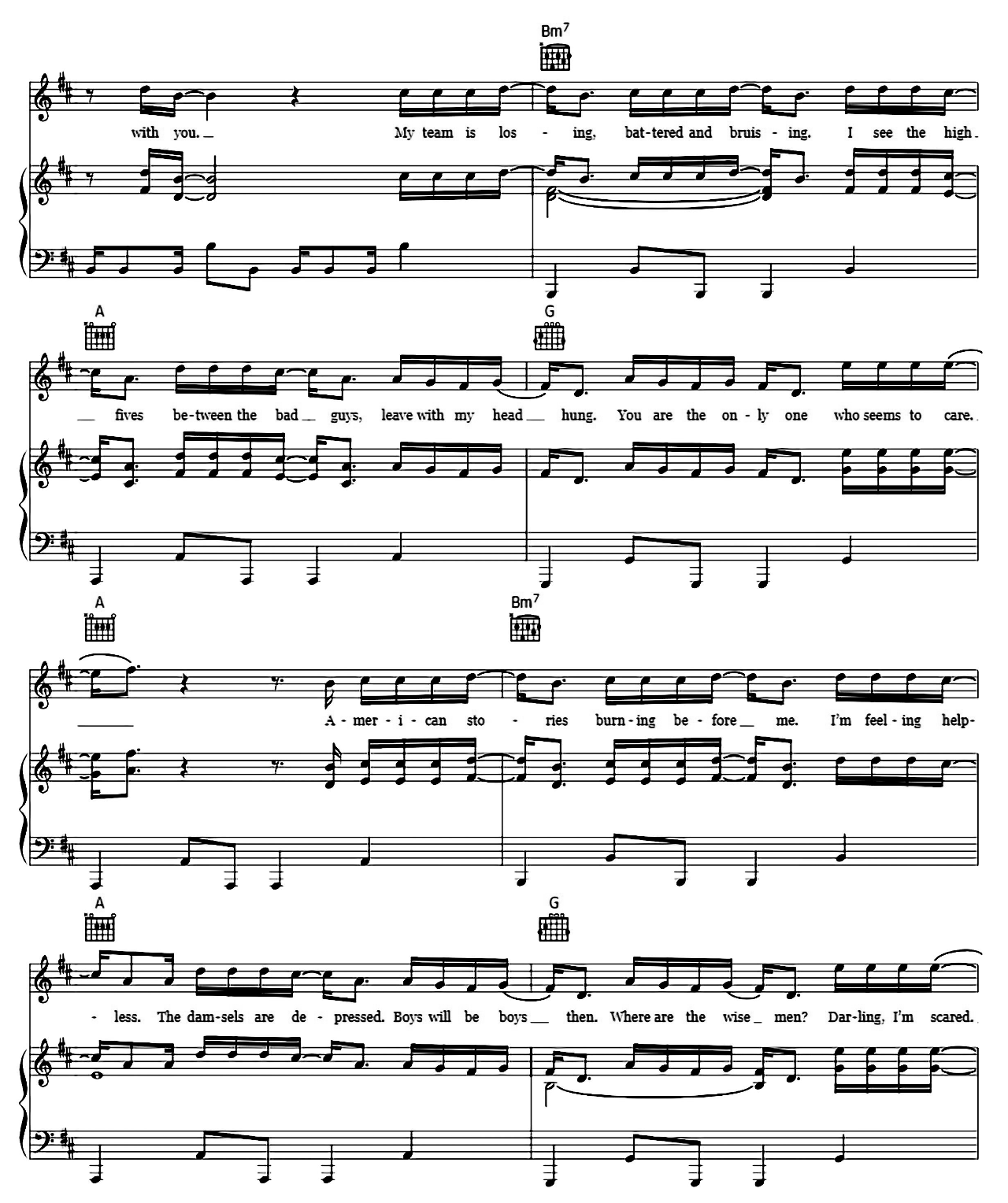 Miss Americana & The Heartbreak Prince sheet music 4