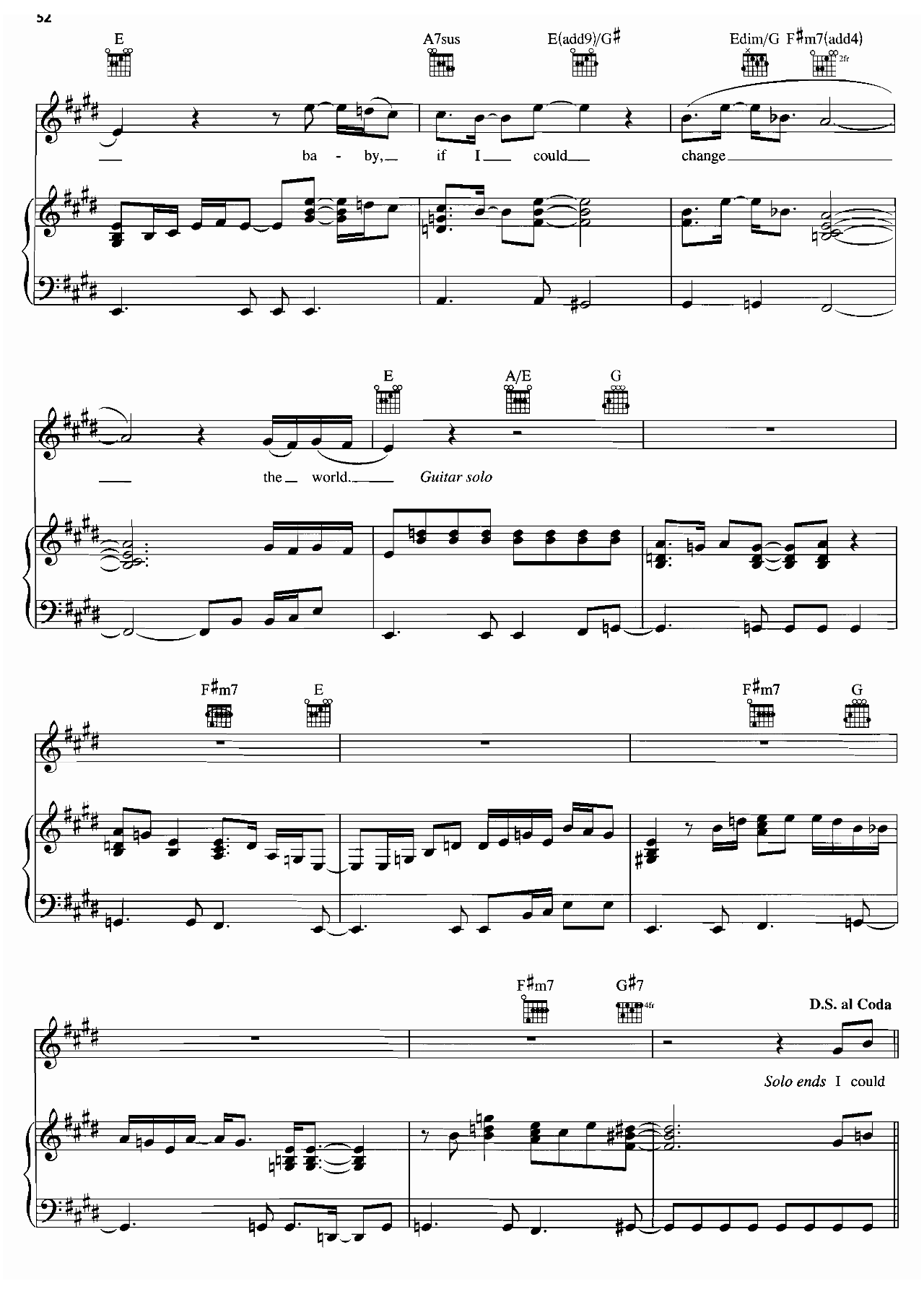 Change The World sheet music 5