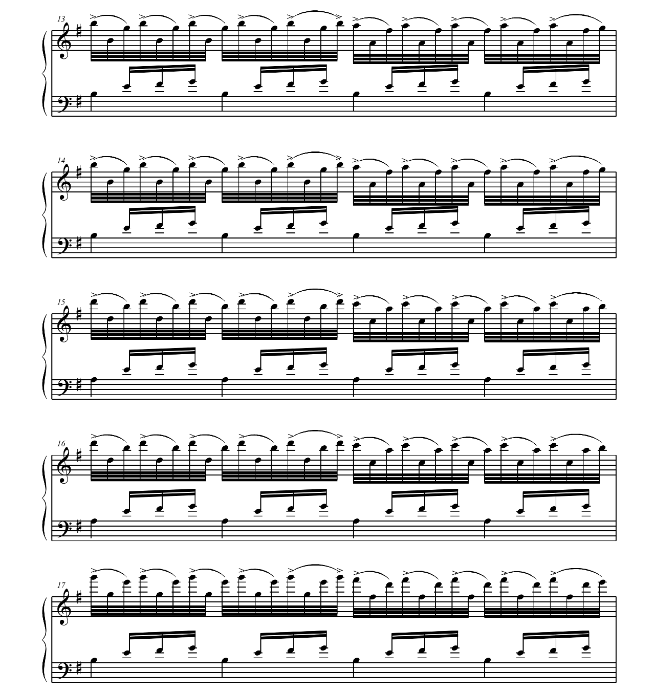 La Chute sheet music 2