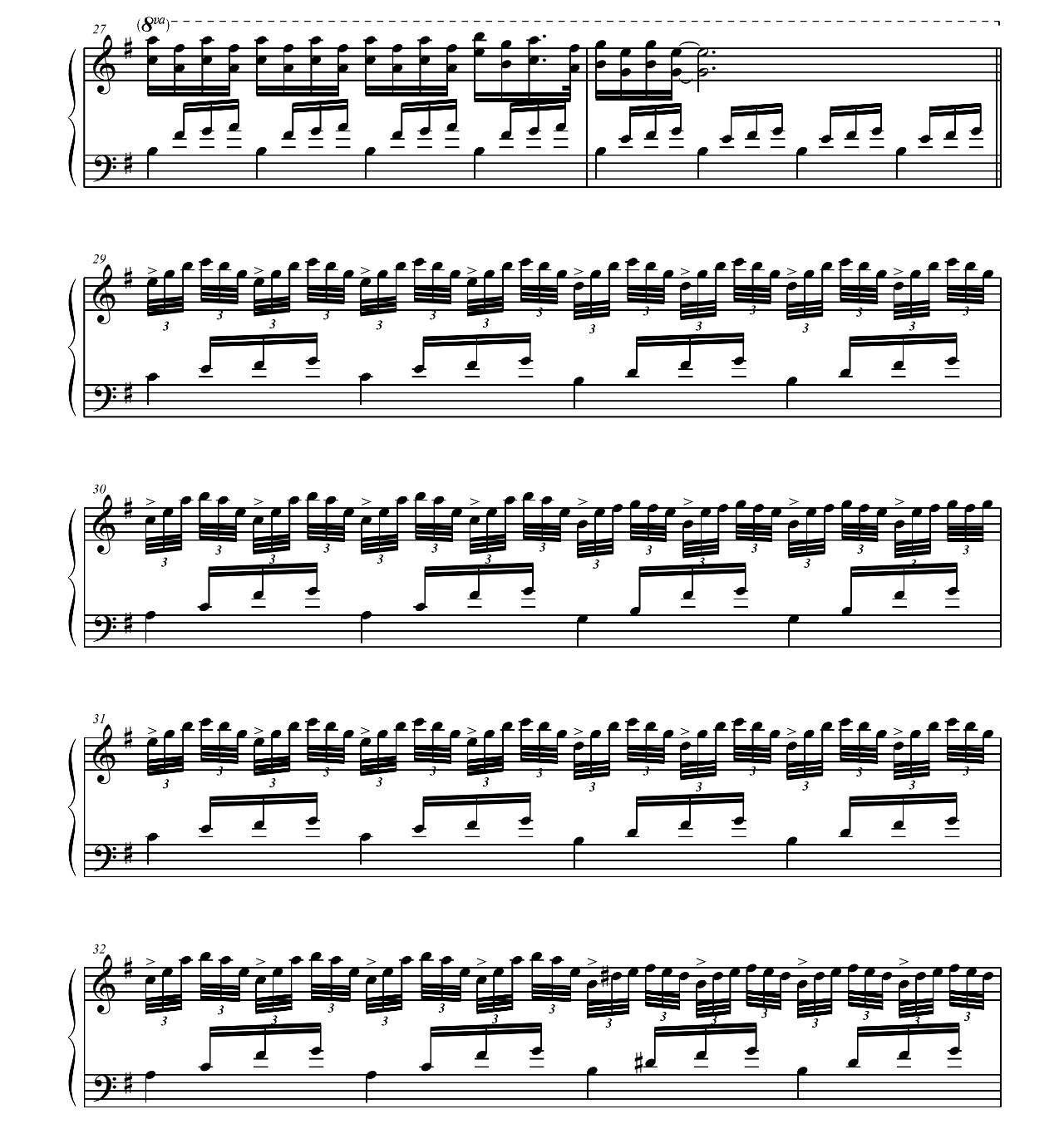 La Chute sheet music 4