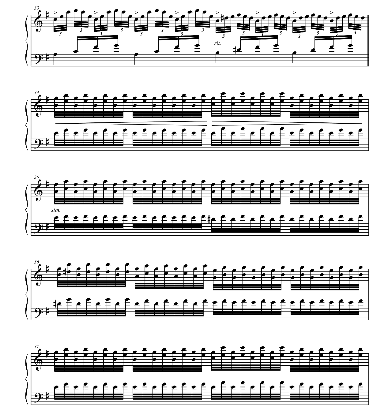 La Chute sheet music 5