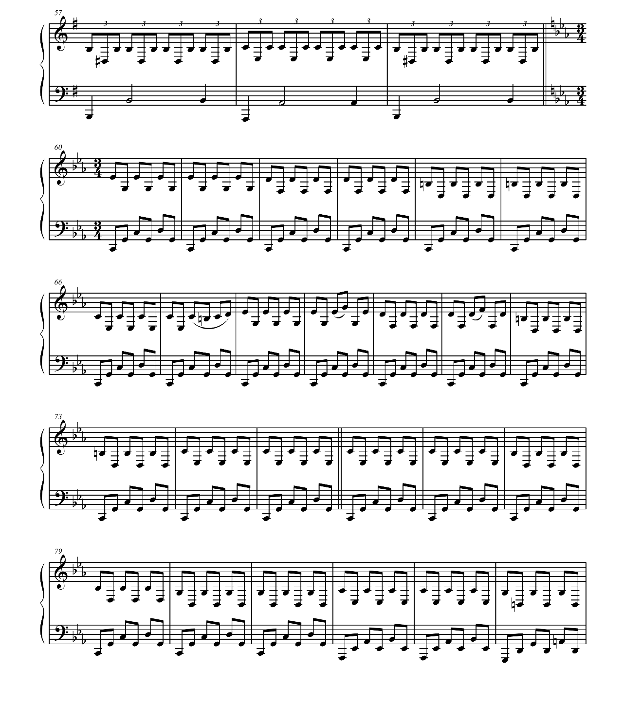 La Chute sheet music 8