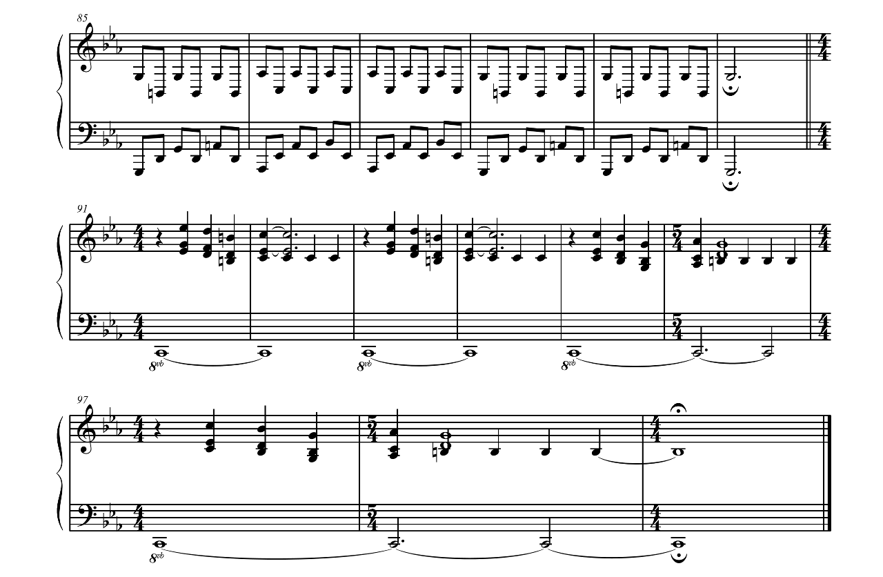 La Chute sheet music 9