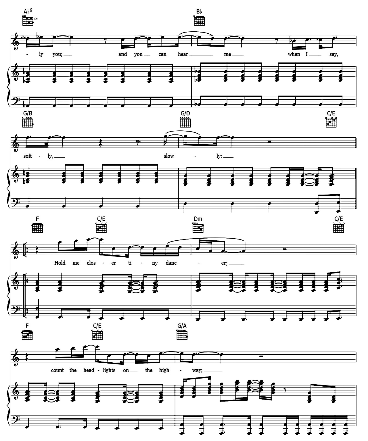 Tiny Dancer sheet music 5